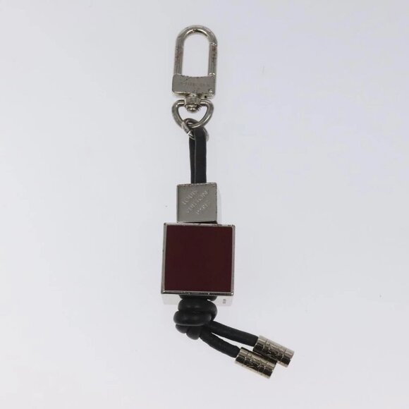 LOUIS VUITTON Porte Cles Tricube Charm metal Silver M67140 LV Auth bs23713 - Picture 3 of 10